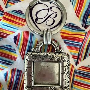Brighton silver picture holder key fob